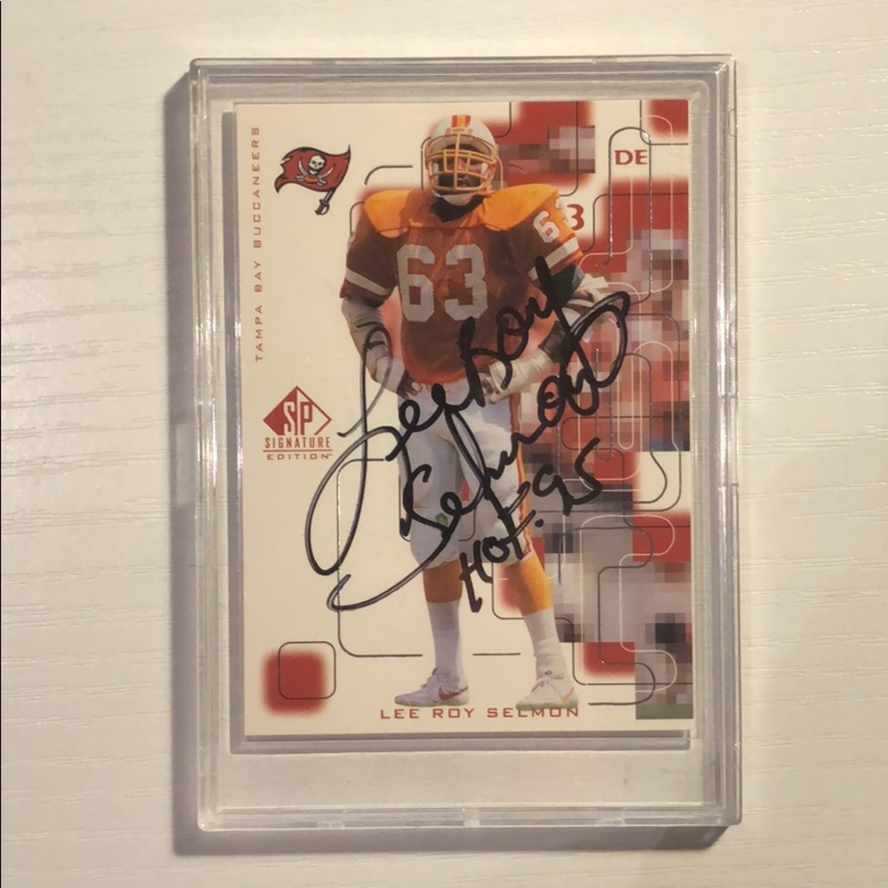 Lee Roy Selmon signed Upper Deck football card